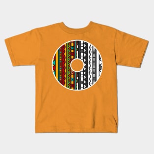 Ethnic Contrast Circle Kids T-Shirt